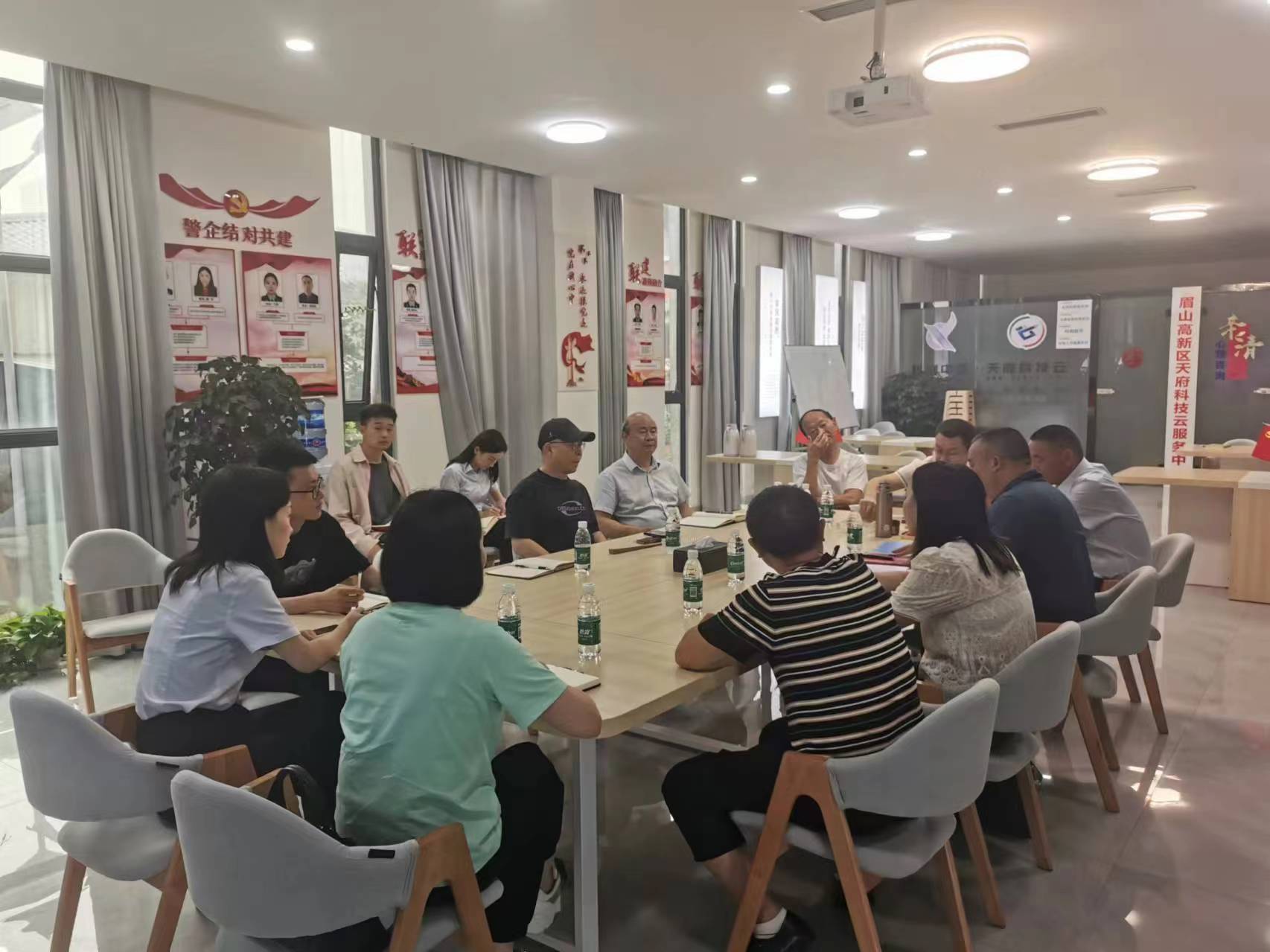 洪雅县燕远村乡村振兴项目座谈会